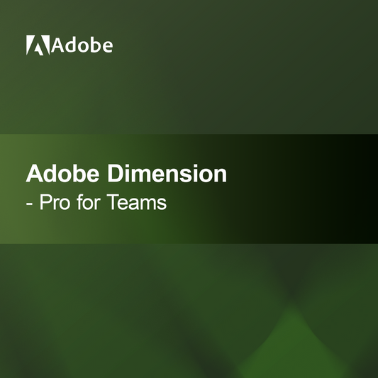 Adobe Dimension - Pro pour les équipes