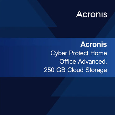 Acronis Cyber Protect Home Office Advanced, 250 GB de almacenamiento en la nube