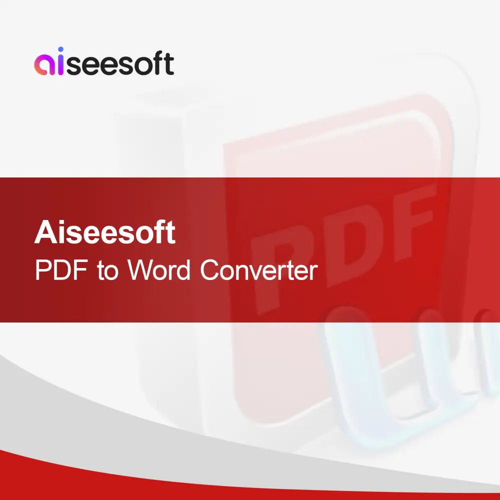 Aiseesoft PDF do Word převodník