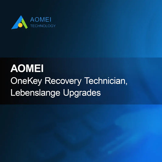 AOMEI OneKey Recovery Technician, mises à jour à vie