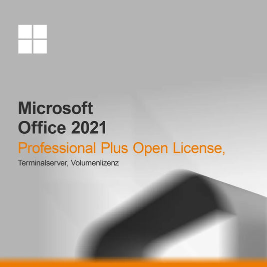 Microsoft Office 2021 Professional Plus Open License, terminálový server, objemová licence
