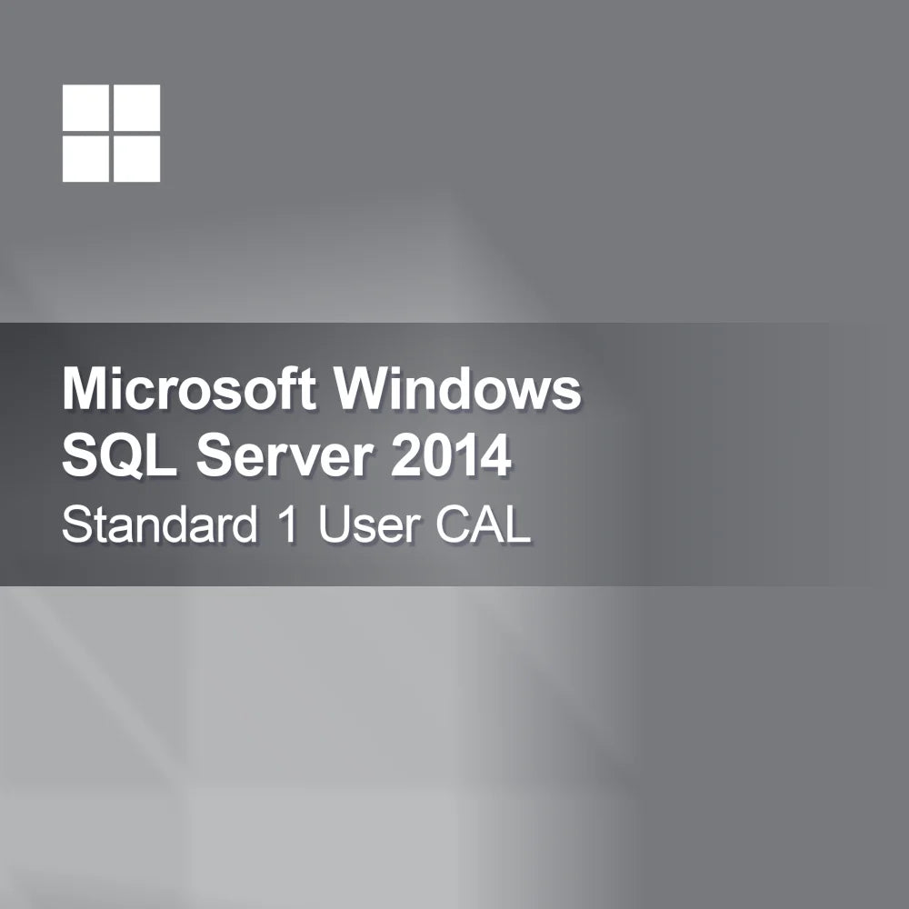 Microsoft SQL Server 2014 Standard 1 uživatelská CAL