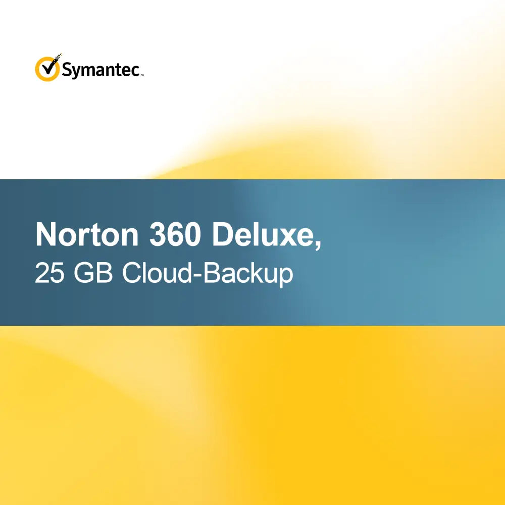 Norton 360 Deluxe, 25 GB zálohování v cloudu
