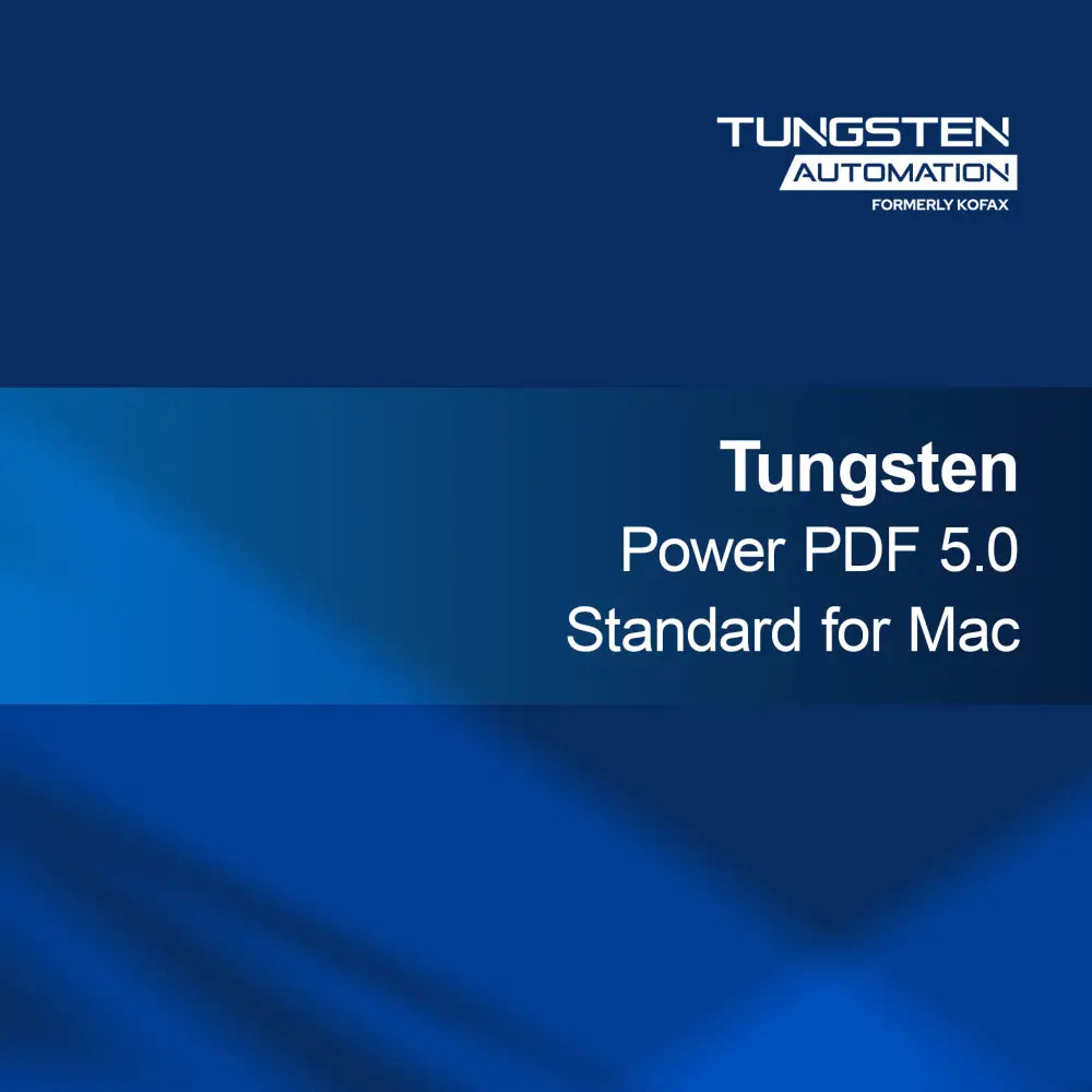 Tungsten Power PDF 5.0 Standard pro Mac