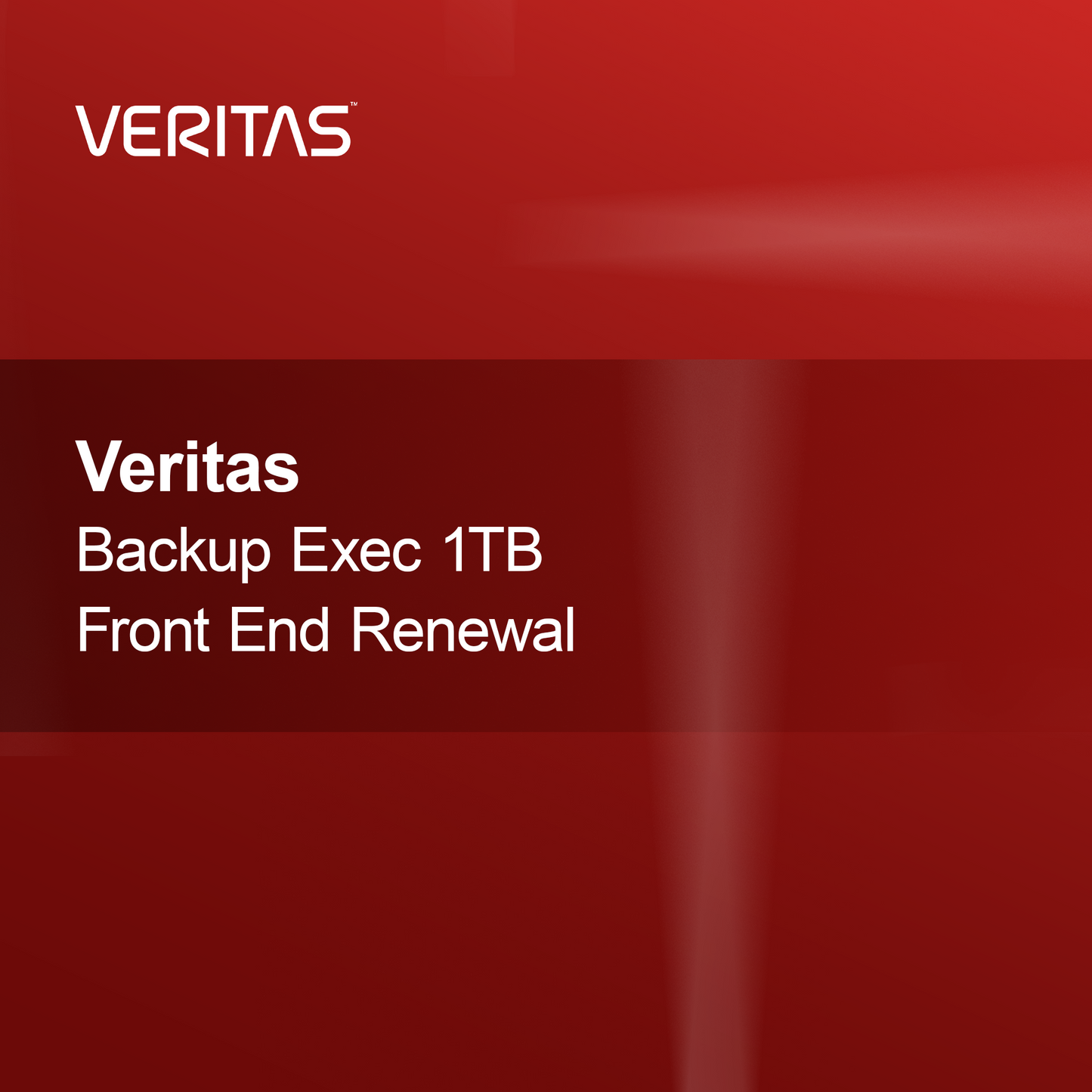 Obnovení předního konce Veritas Backup Exec 1TB