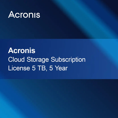 Předplatné licence Acronis Cloud Storage 5 TB, 5 let