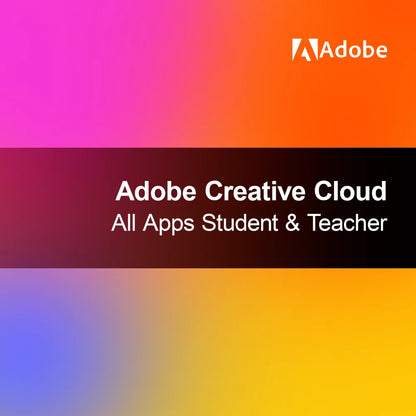 Adobe Creative Cloud Všechny aplikace Student a Učitel