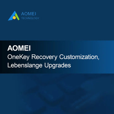 AOMEI OneKey Recovery Přizpůsobení, doživotní aktualizace