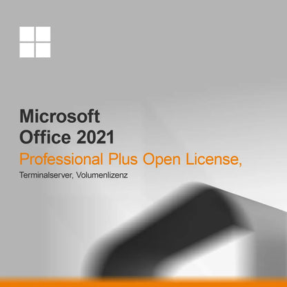 Microsoft Office 2021 Professional Plus Open License, terminálový server, objemová licence