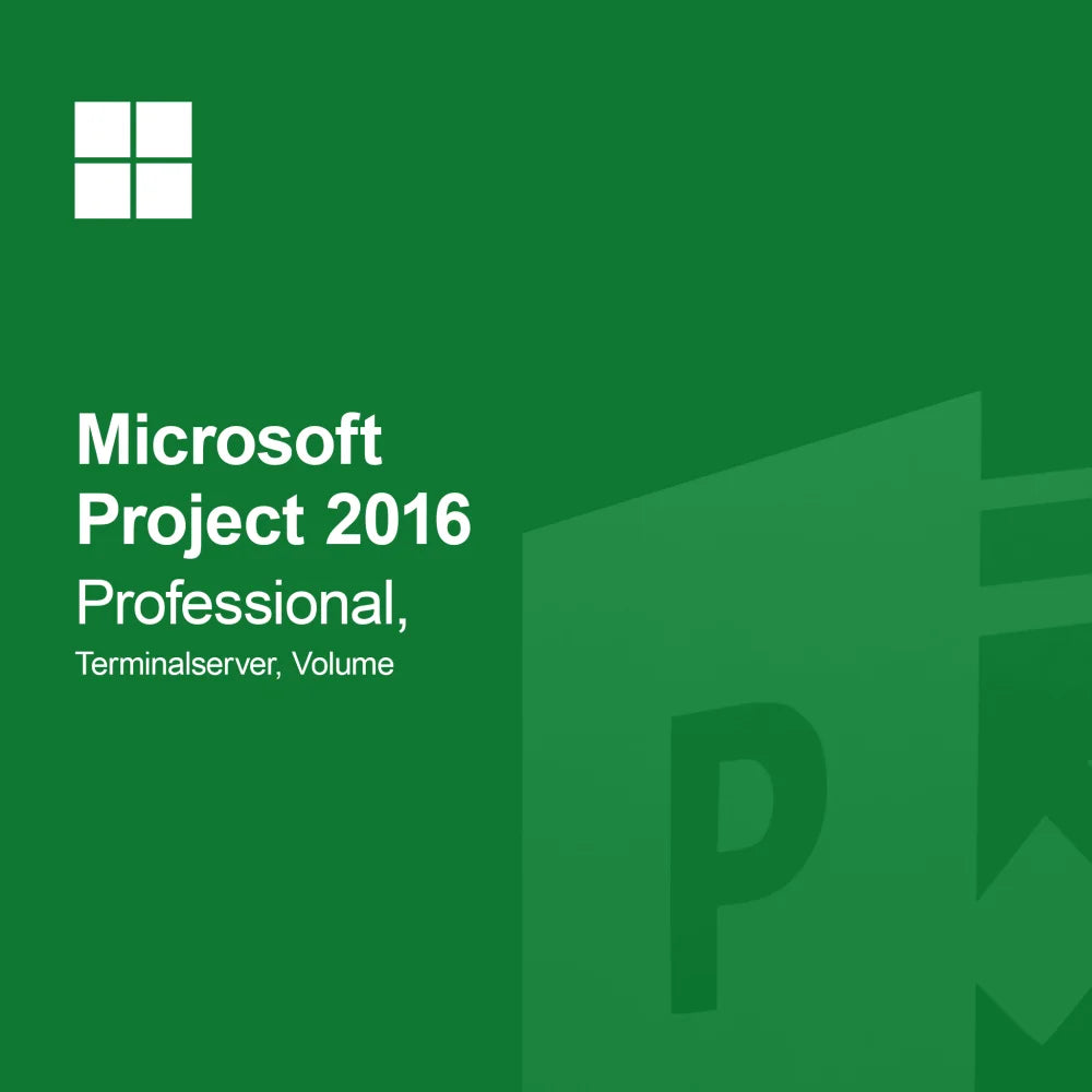 Microsoft Project 2016 Professional, terminálový server, objemová licence