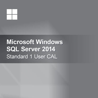 Microsoft SQL Server 2014 Standard 1 uživatelská CAL