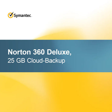 Norton 360 Deluxe, 25 GB de copia de seguridad en la nube