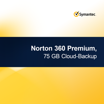 Norton 360 Premium, 75 GB zálohování v cloudu