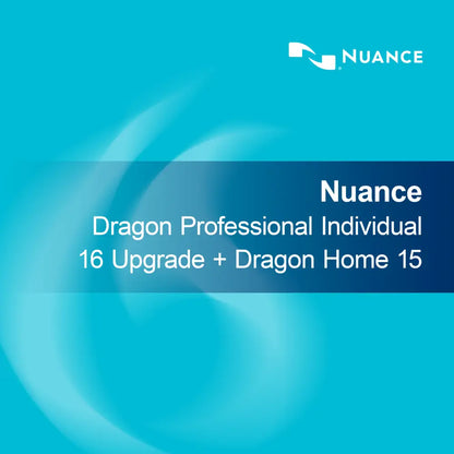 Actualización Nuance Dragon Professional Individual 16 + Dragon Home 15
