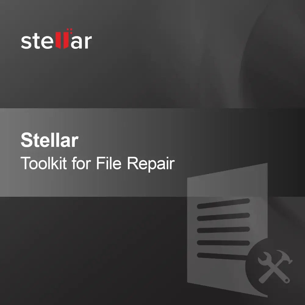 Kit de Herramientas Stellar para Reparación de Archivos