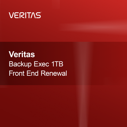 Obnovení předního konce Veritas Backup Exec 1TB