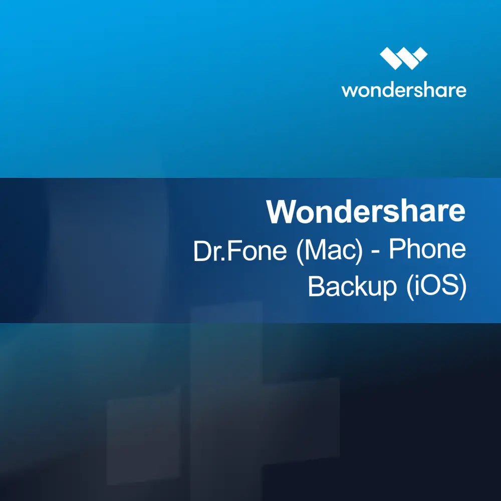 Wondershare Dr.Fone (Mac) - Záloha telefonu (iOS)
